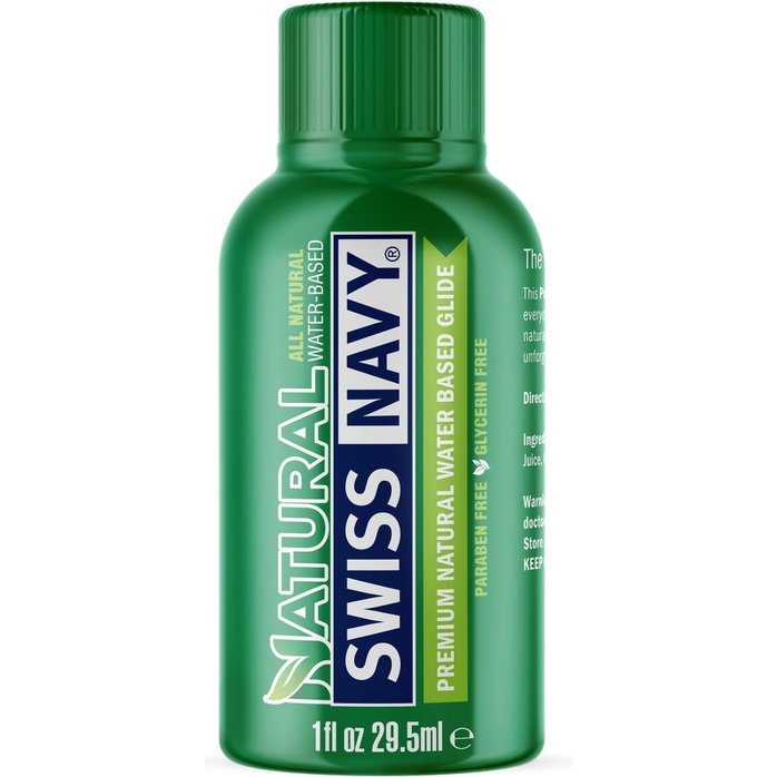 Лубрикант на водной основе All Natural - 29,5 мл - All Natural Lubes