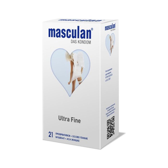 Особо тонкие презервативы Masculan Ultra Fine - 21 шт
