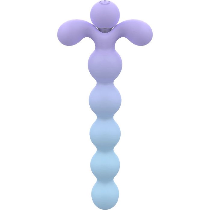 Анальная ёлочка с вибрацией Youivic - 16,4 см. Фотография 2.