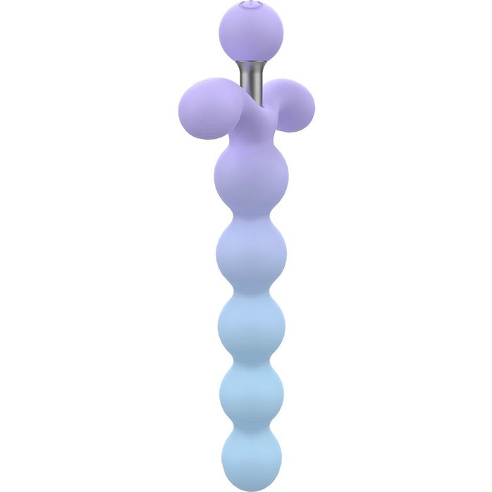 Анальная ёлочка с вибрацией Youivic - 16,4 см. Фотография 3.