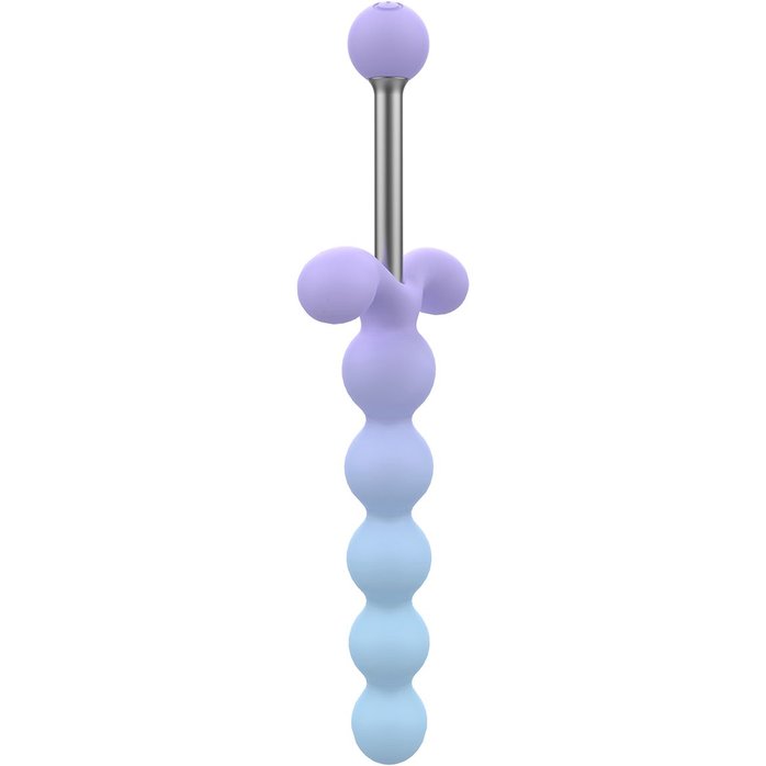 Анальная ёлочка с вибрацией Youivic - 16,4 см. Фотография 4.