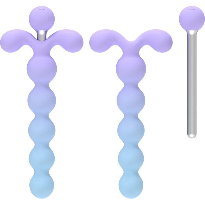 Анальная ёлочка с вибрацией Youivic - 16,4 см. Фотография 5.