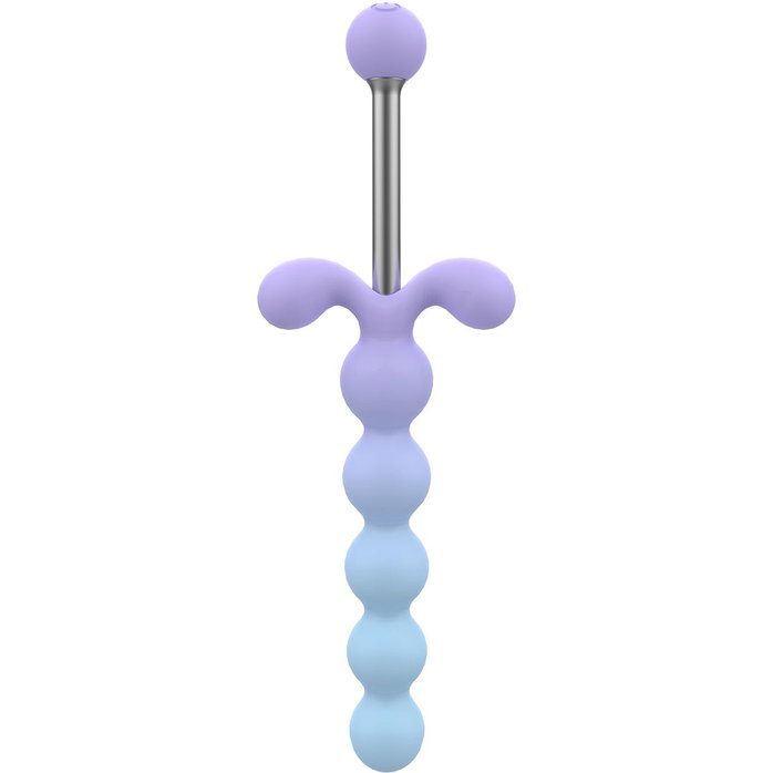 Анальная ёлочка с вибрацией Youivic - 16,4 см