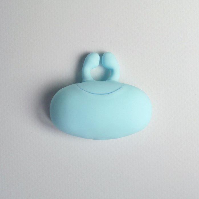 Бирюзовый многофункциональный стимулятор. Фотография 6.