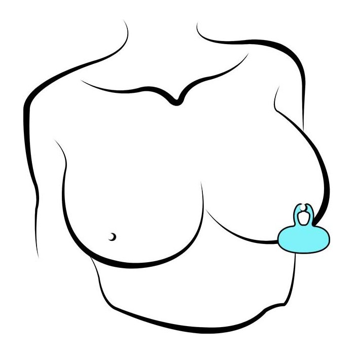 Бирюзовый многофункциональный стимулятор. Фотография 8.