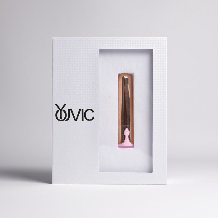 Золотистая перезаряжаемая вибропуля - 9,5 см. Фотография 2.