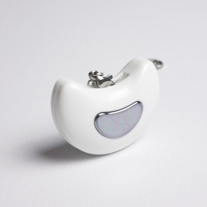 Белое эрекционное виброкольцо с пультом ДУ. Фотография 6.