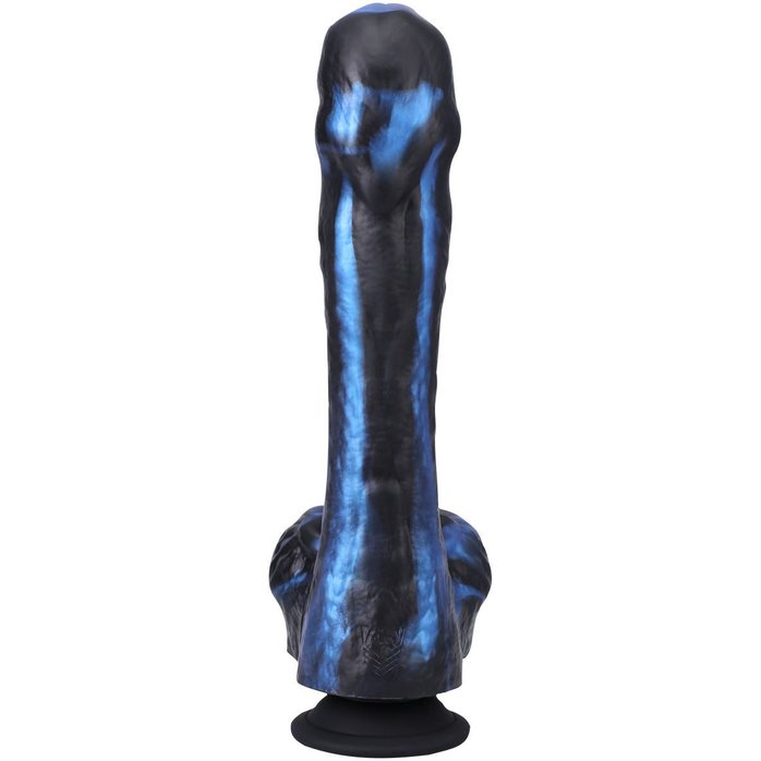 Черно-синяя мини-машина на присоске Tendril Thruster - 21,6 см. Фотография 6.