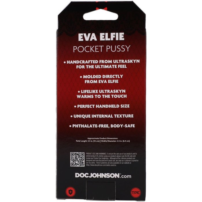 Телесный мастурбатор-вагина Eva Elfie - Signature Strokers. Фотография 5.