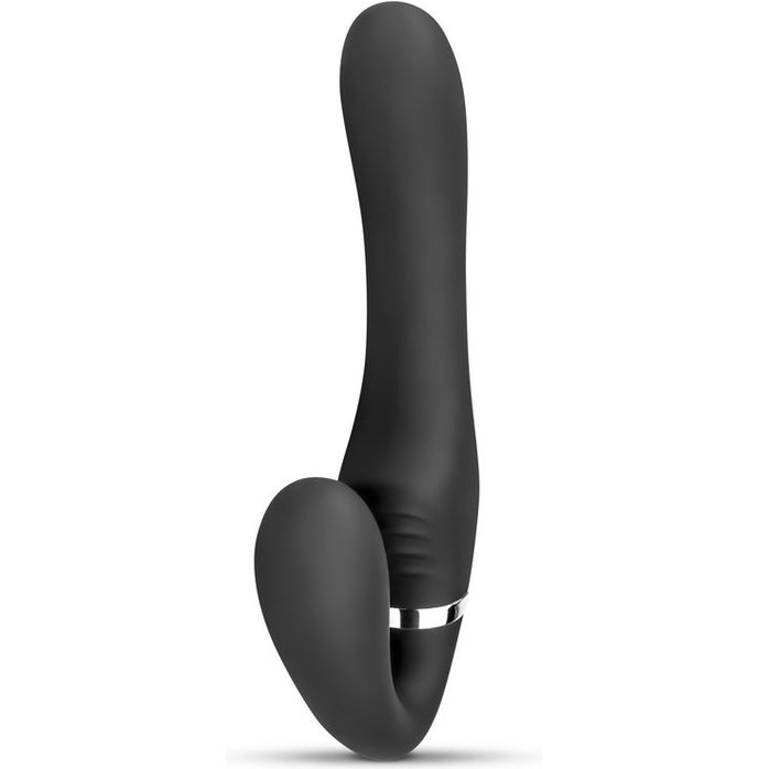 Черный безремневой вибрострапон Avery с пультом ДУ - No-Parts. Фотография 2.