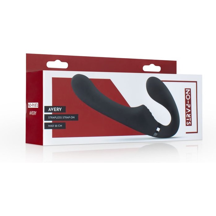 Черный безремневой вибрострапон Avery с пультом ДУ - No-Parts. Фотография 12.