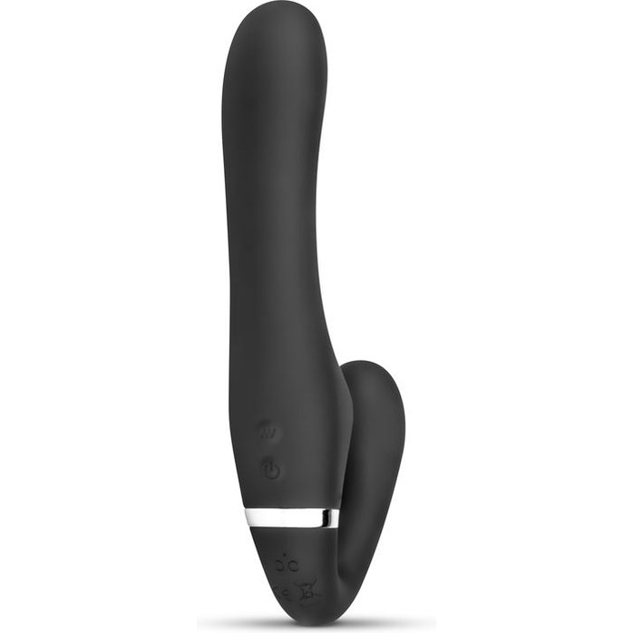 Черный безремневой вибрострапон Avery с пультом ДУ - No-Parts. Фотография 6.