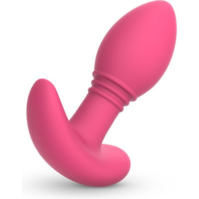 Розовая интерактивная вибропробка Axel - 10 см - EasyConnect. Фотография 2.