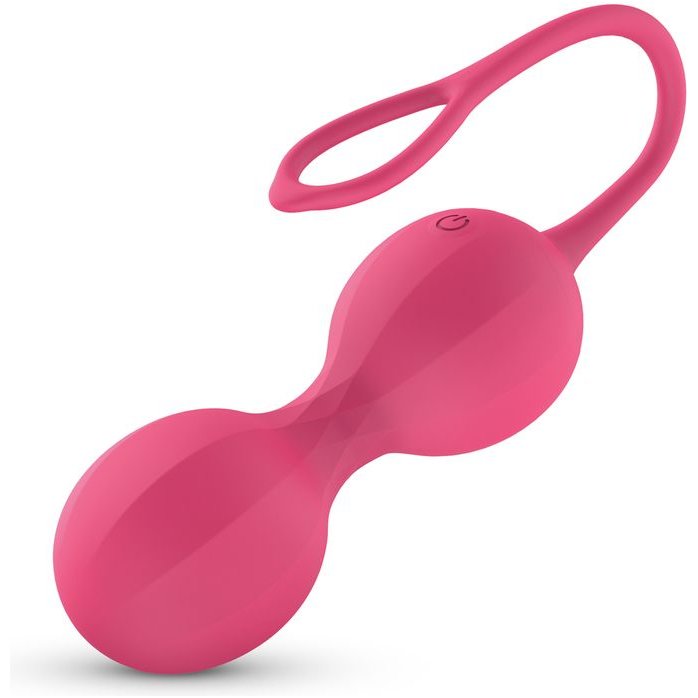 Розовые интерактивные вагинальные виброшарики Stella - EasyConnect. Фотография 6.