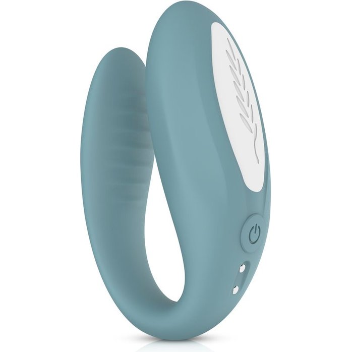 Голубой C-образный вибростимулятор для пар The Jasmine - Bloom. Фотография 2.