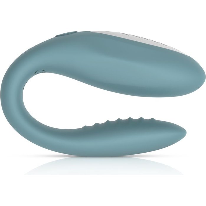 Голубой C-образный вибростимулятор для пар The Jasmine - Bloom. Фотография 4.