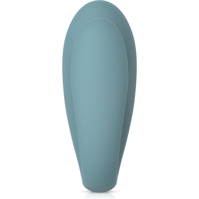 Голубой C-образный вибростимулятор для пар The Jasmine - Bloom. Фотография 5.