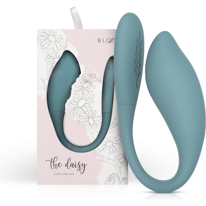 Голубое виброяйцо The Daisy - Bloom