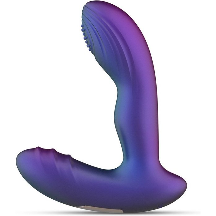 Фиолетовый вибромассажер простаты и промежности Galaxy - Hueman. Фотография 4.