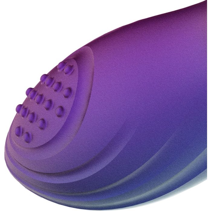 Фиолетовый вибромассажер простаты и промежности Galaxy - Hueman. Фотография 8.