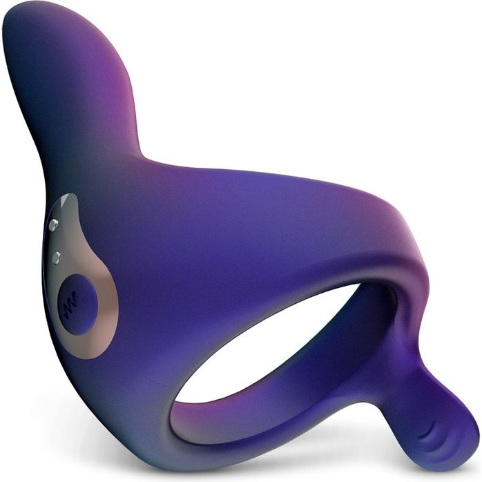 Фиолетовое эрекционное виброкольцо Solar - Hueman. Фотография 6.