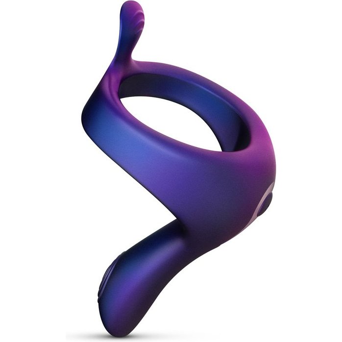 Фиолетовое эрекционное виброкольцо Solar - Hueman