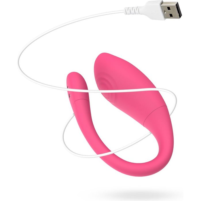 Розовое интерактивное виброяйцо Aria - EasyConnect. Фотография 9.