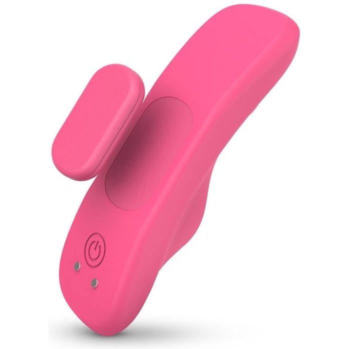 Розовый интерактивный вибростимулятор в трусики Zara - EasyConnect. Фотография 2.