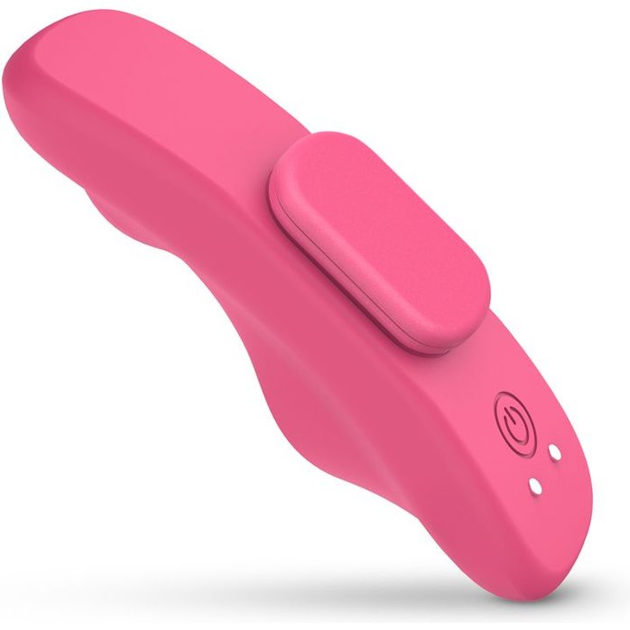 Розовый интерактивный вибростимулятор в трусики Zara - EasyConnect. Фотография 6.