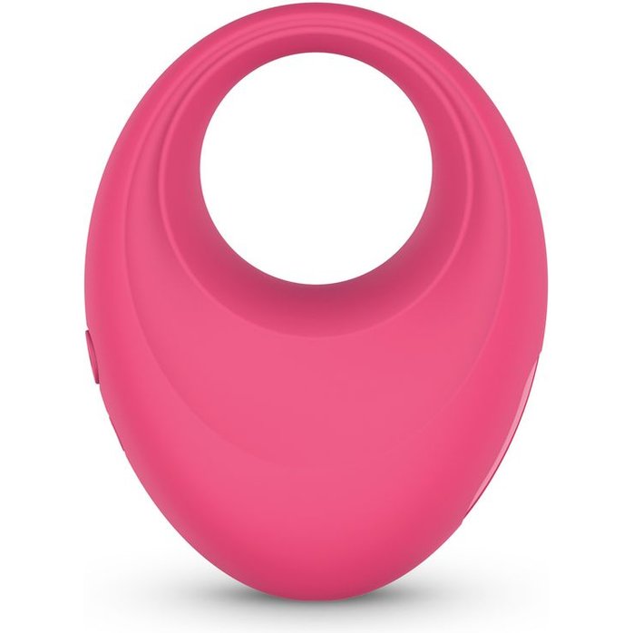 Розовое интерактивное эрекционное виброкольцо Leo - EasyConnect. Фотография 5.
