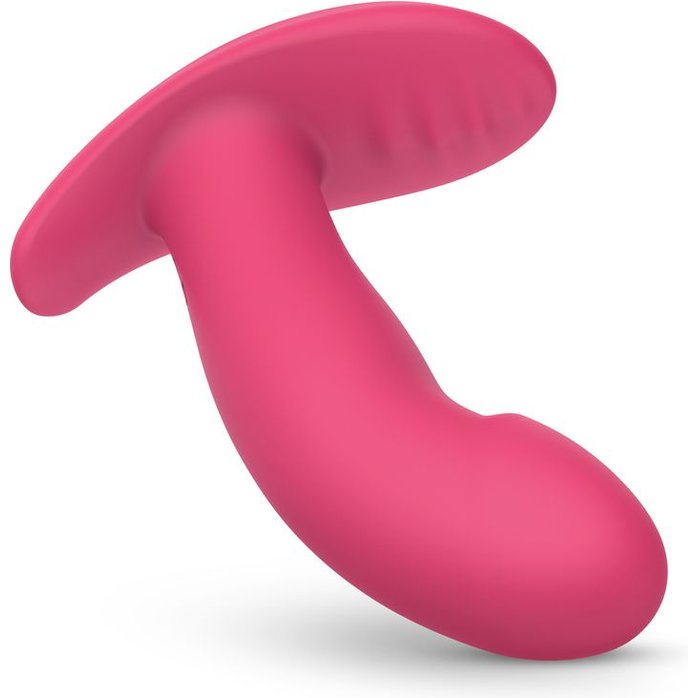 Розовый интерактивный вибромассажёр для ношения Ivy - 12,5 см - EasyConnect. Фотография 6.