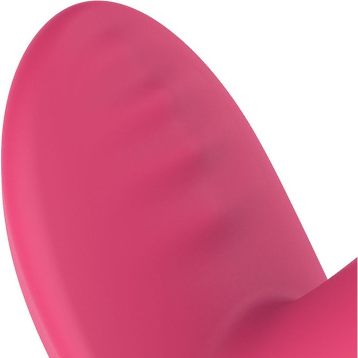 Розовый интерактивный вибромассажёр для ношения Ivy - 12,5 см - EasyConnect. Фотография 8.