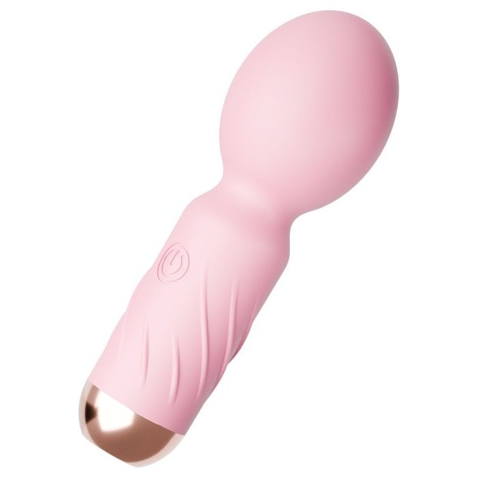 Нежно-розовый мини-вибратор Cute mini Wand. Фотография 3.