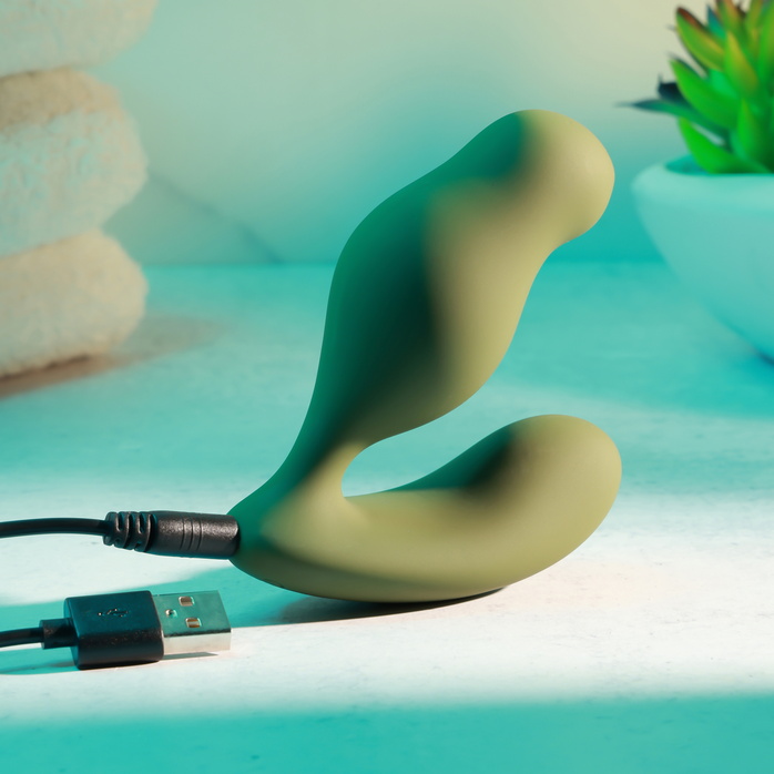 Вибромассажер простаты The Sergeant цвета хаки. Фотография 13.