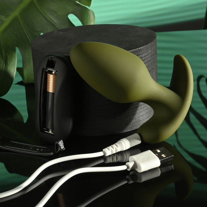 Анальная вибропробка The Colonel цвета хаки - 10,2 см. Фотография 11.