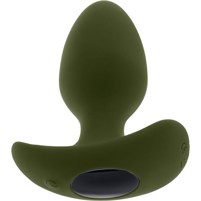 Анальная вибропробка The Colonel цвета хаки - 10,2 см. Фотография 4.