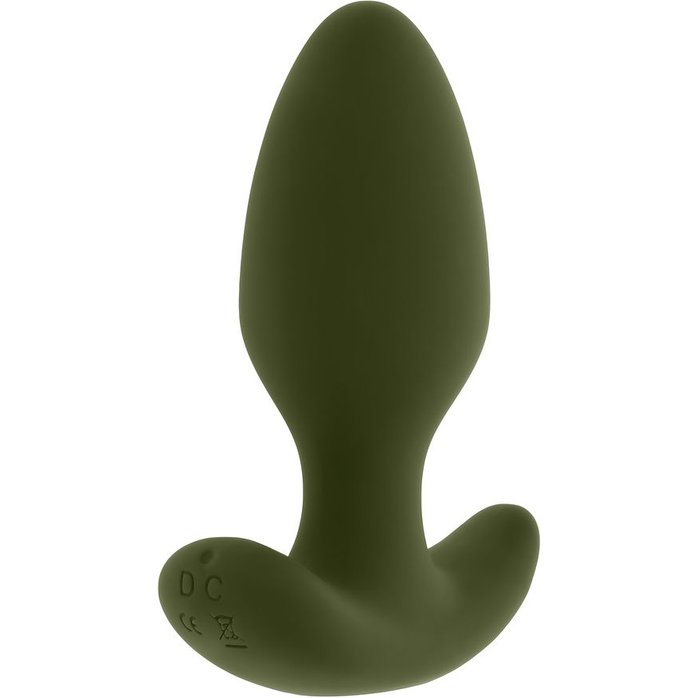Анальная вибропробка The Colonel цвета хаки - 10,2 см. Фотография 5.