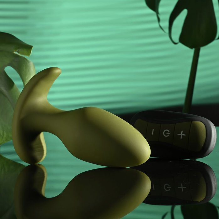 Анальная вибропробка The Colonel цвета хаки - 10,2 см. Фотография 10.