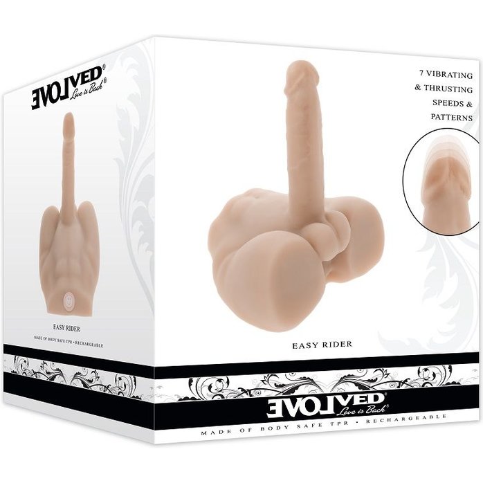 Мужской полуторс с вибрацией и поступательными движениями Easy Rider. Фотография 3.
