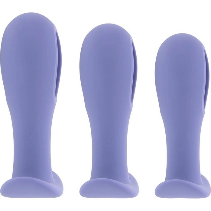 Набор из 3 анальных пробок с вибропулей Hole Punch Plug Set. Фотография 5.