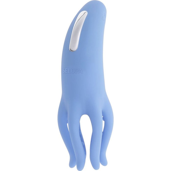 Голубой вибромассажёр Tentacle Tickler