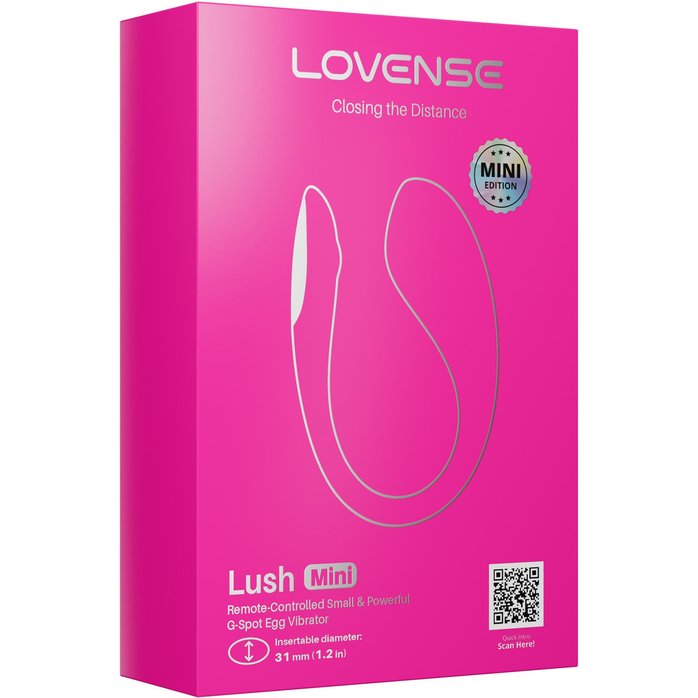 Розовое виброяйцо Lush Mini. Фотография 6.