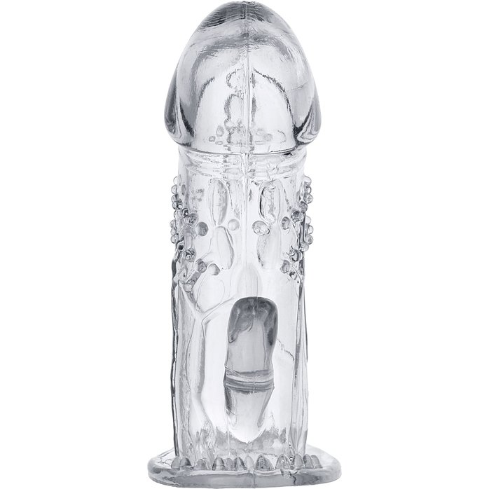 Прозрачная насадка на пенис Uco - 13 см. Фотография 3.