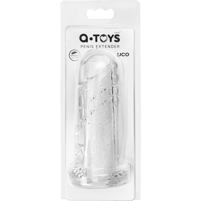 Прозрачная насадка на пенис Uco - 13 см. Фотография 4.