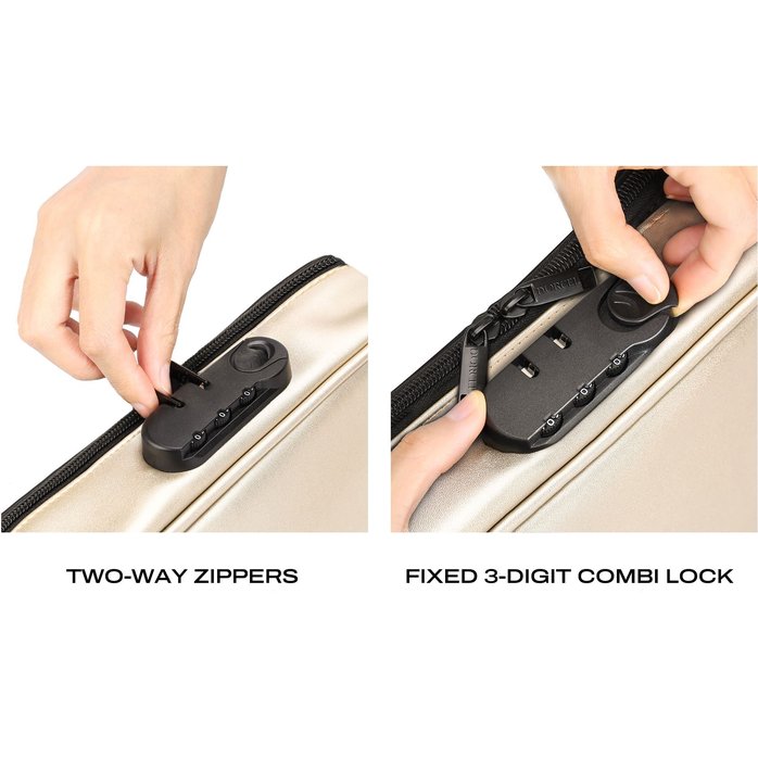 Золотистая сумочка для хранения игрушек Discreet Box. Фотография 4.