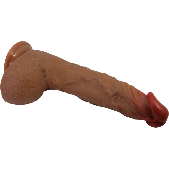 Реалистичный вибратор с ротацией Wilks - 25 см. Фотография 6.