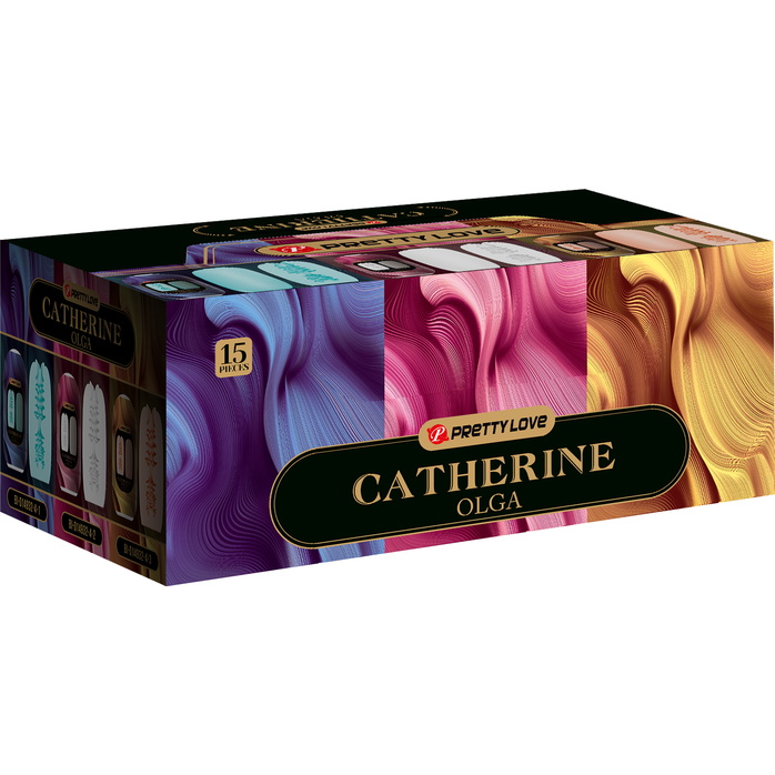 Набор из 15 мастурбаторов Catherine Olga - Pretty Love. Фотография 7.