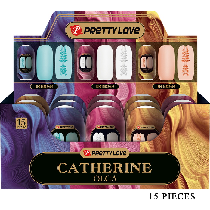 Набор из 15 мастурбаторов Catherine Olga - Pretty Love