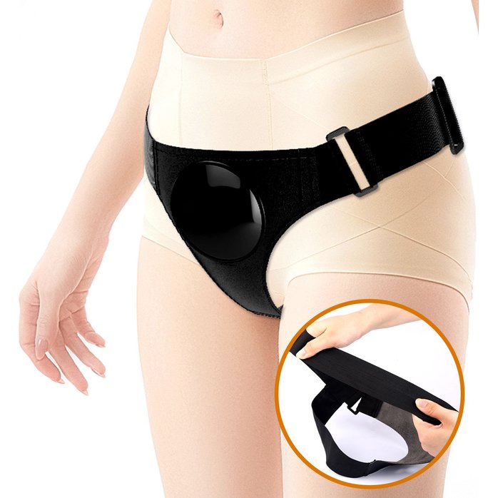 Женский страпон с вибрацией и эффектом эякуляции Oher - Pretty Love. Фотография 5.