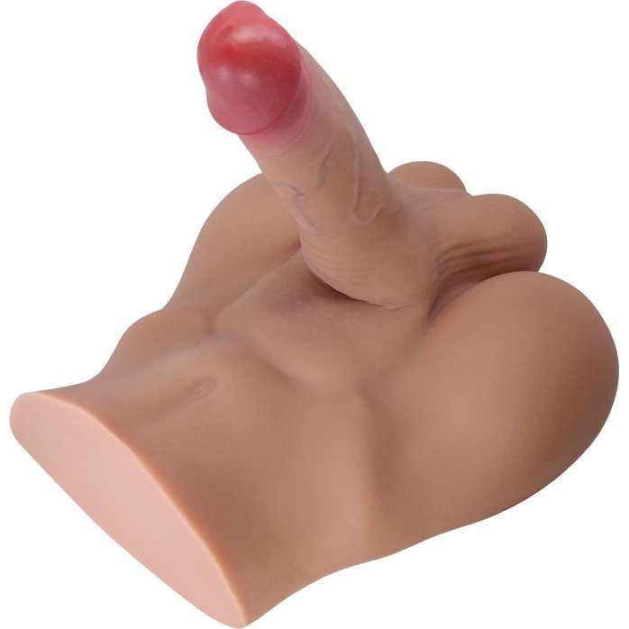 Мужской полуторс Rhyne с членом и анальным тоннелем - Crazy Bull. Фотография 5.